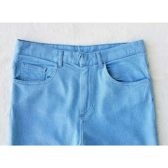 MARQUES ALMEIDA RUNWAY "SPRING BLUE LONDON CHIC" STRETCH JEANS $385 UK-10 / US-6 - Picture 5 of 12